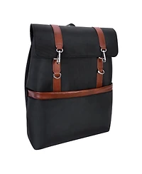 Mcklein Element 17" Nylon Flap-Over Laptop Tablet Backpack