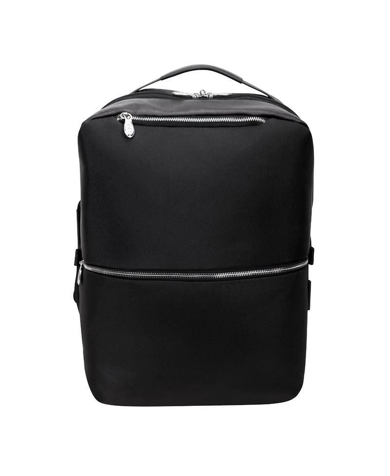 Mcklein East Side 17" Nylon 2-In-1 Laptop Tablet Convertible Travel Backpack Cross-Body