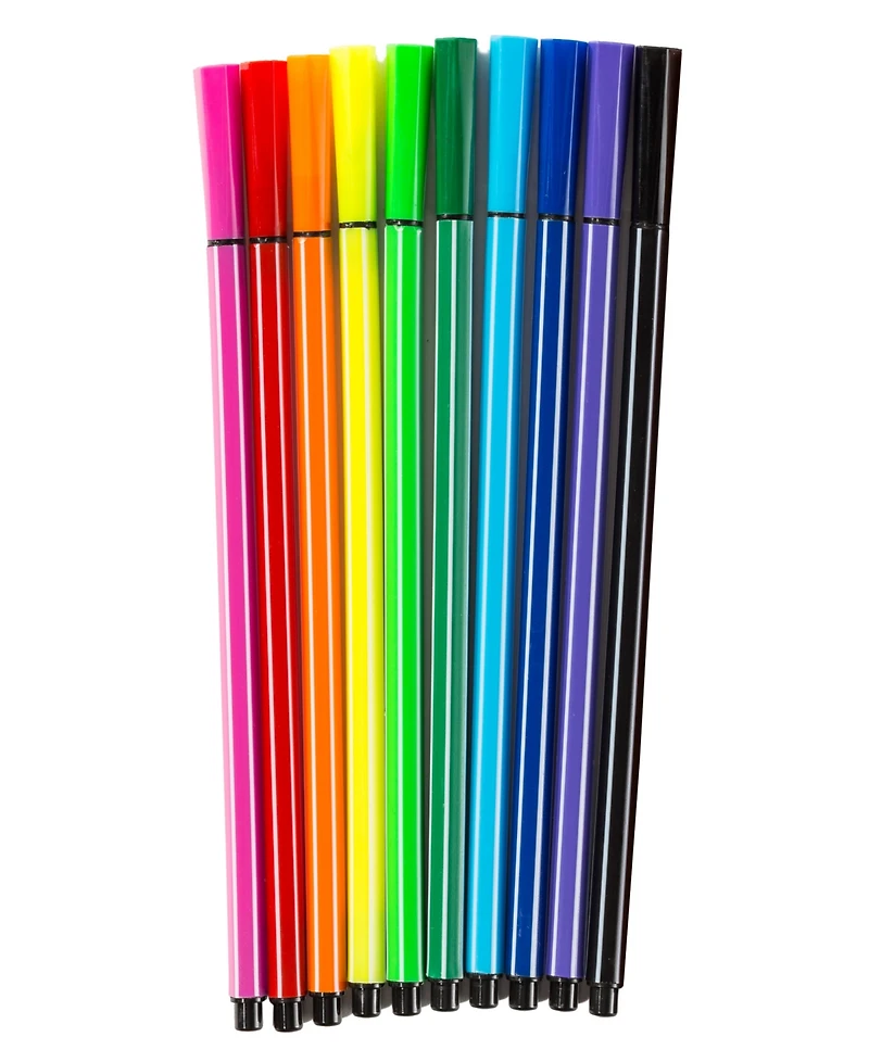 Franklin Sports I - Color Mini Football With 10 Marking Pens