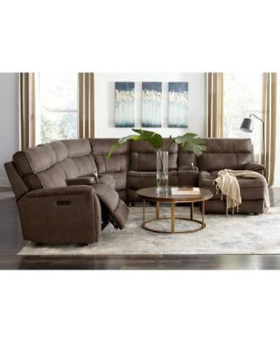 Closeout Hutchenson Fabric Sectional Sofa Collection