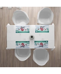 Ambesonne Christmas Place Mats, Set of 4