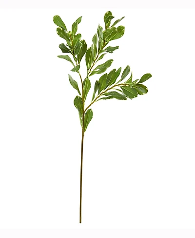 Nearly Natural 28in. Variegated Salal Artificial Spray Set of 4