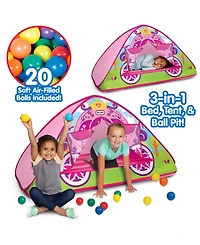 Little Tikes Enchanted Princess Carriage 3-In-1 Bed, Tent, Ball Pit