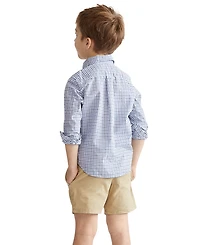 Polo Ralph Lauren Toddler and Little Boys Plaid Cotton Shirt
