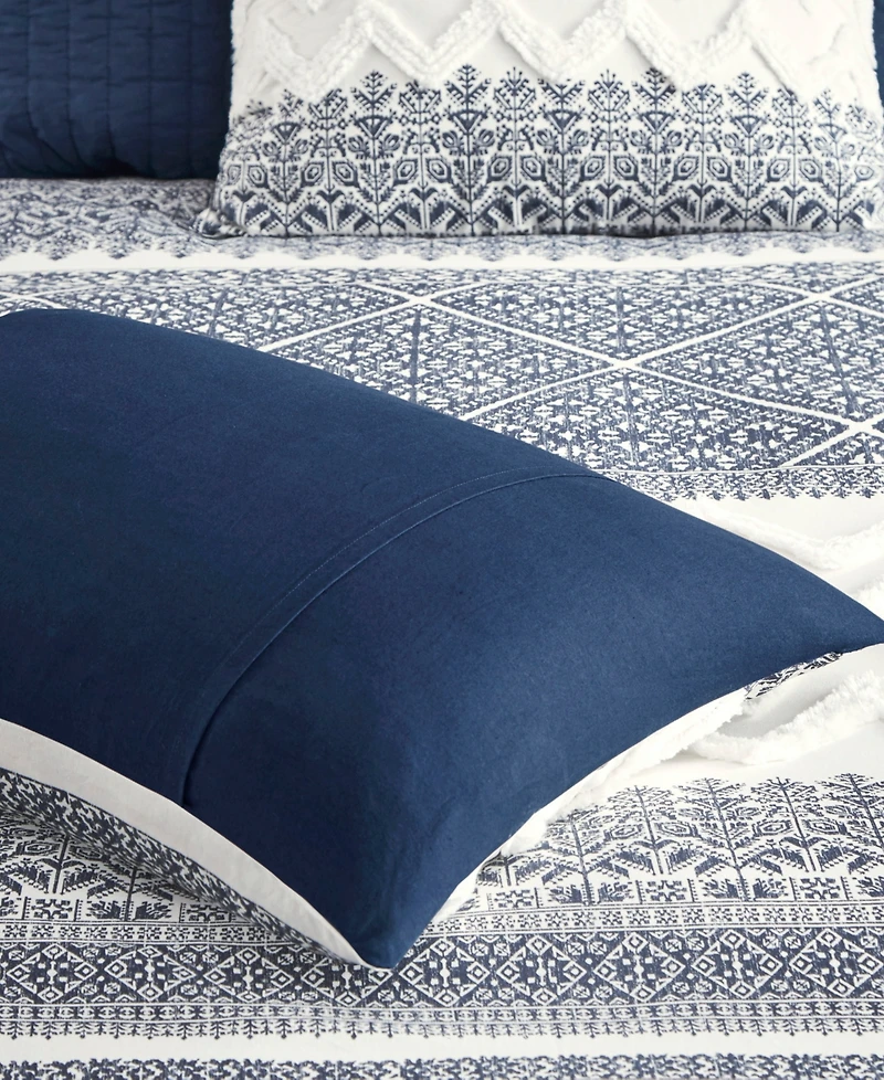 Ink+Ivy Mila Chenille 3-Pc. Duvet Cover Set, Full/Queen