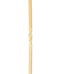 Herringbone 18" Chain Necklace (4.5mm) in 18k Gold-Plated Sterling Silver
