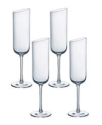 Villeroy & Boch New Moon Flute Champagne Set of 4