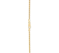 Rope 18" Chain Necklace in 18k Gold-Plated Sterling Silver