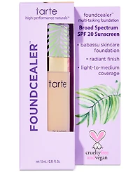 Tarte Babassu Foundcealer Skincare Foundation Broad Spectrum Spf 20, Travel
