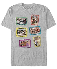 Fifth Sun Friends Men's Picture Frame Scenes Short Sleeve T-Shirt