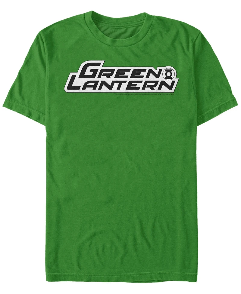 Fifth Sun Dc Men's Green Arrow Text Logo Short Sleeve T-Shirt