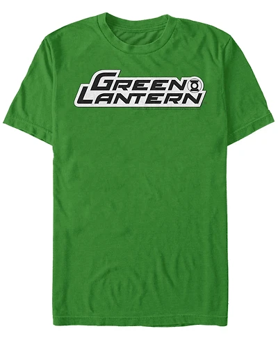 Fifth Sun Dc Men's Green Arrow Text Logo Short Sleeve T-Shirt