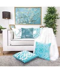 Homey Cozy Seashell Decorative Pillow, 20" x 20"