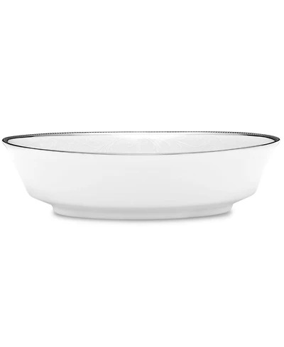 Noritake Regina Platinum Oval Vegetable Bowl, 32 Oz.