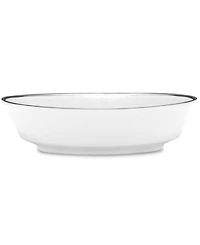 Noritake Regina Platinum Oval Vegetable Bowl, 32 Oz.