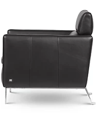 Closeout! Darrium 27" Leather Club Chair, Created for Macy's