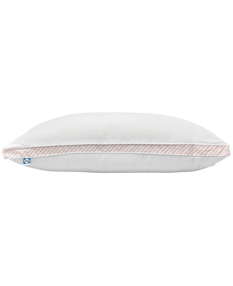 Sealy Medium Support Stomach Sleep Pillow, King