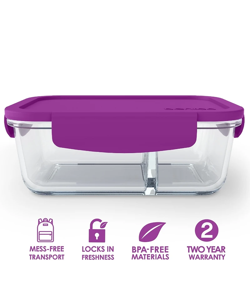 Bentgo Small Divided Glass Food Storage Container