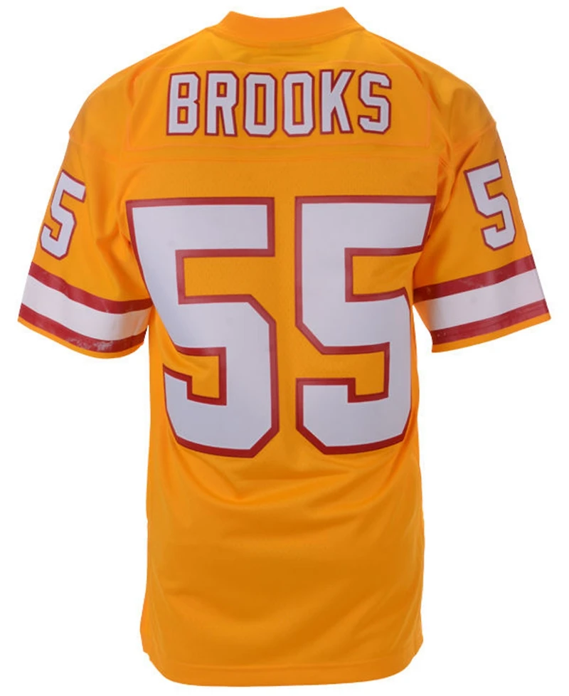 Men's Mitchell & Ness Derrick Brooks Orange Tampa Bay Buccaneers Legacy Replica Jersey