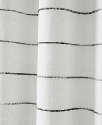 Lush Decor Ombre Stripe Yarn Dyed Cotton Shower Curtain, 72" x