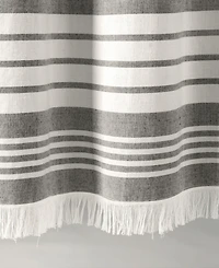 Lush Decor Nantucket Yarn Dyed Cotton Shower Curtain, 72" x