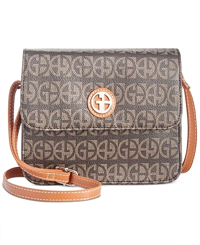 Giani Bernini Block Signature Crossbody Organizer, Exclusively at Macy's