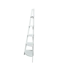 Yu Shan 5-Shelf Corner Ladder Bookcase