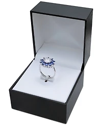 Cubic Zirconia Starflower Ring in Sterling Silver