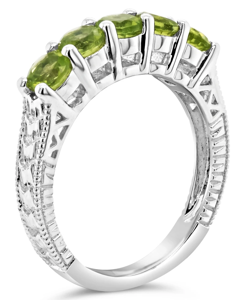 Garnet (1-1/2 ct. t.w.) Ring Sterling Silver (Also Available Peridot & White Topaz)