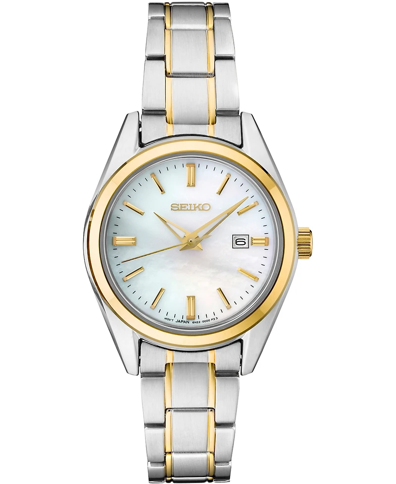 Seiko Women's Essentials Two-Tone Stainless Steel Bracelet Watch 29.8mm