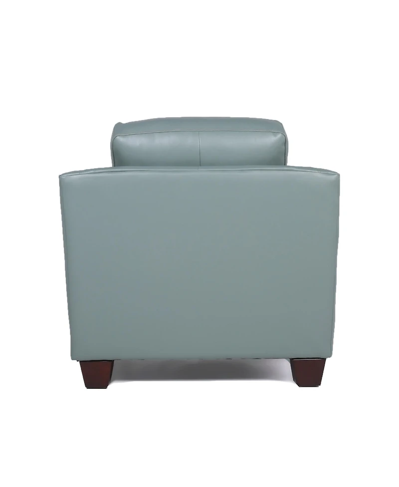 Jaira Tufted Leather Club Chair
