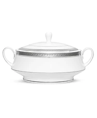 Noritake Crestwood Platinum Covered Vegetable Bowl