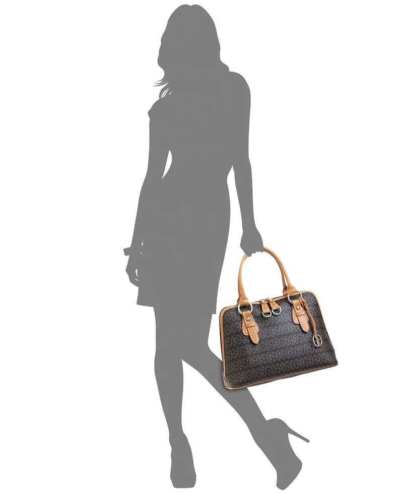 Giani Bernini Block Signature Dome Satchel