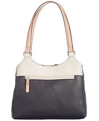 Giani Bernini Colorblock Pebbled 4-Poster Tote, Exclusively at Macy's
