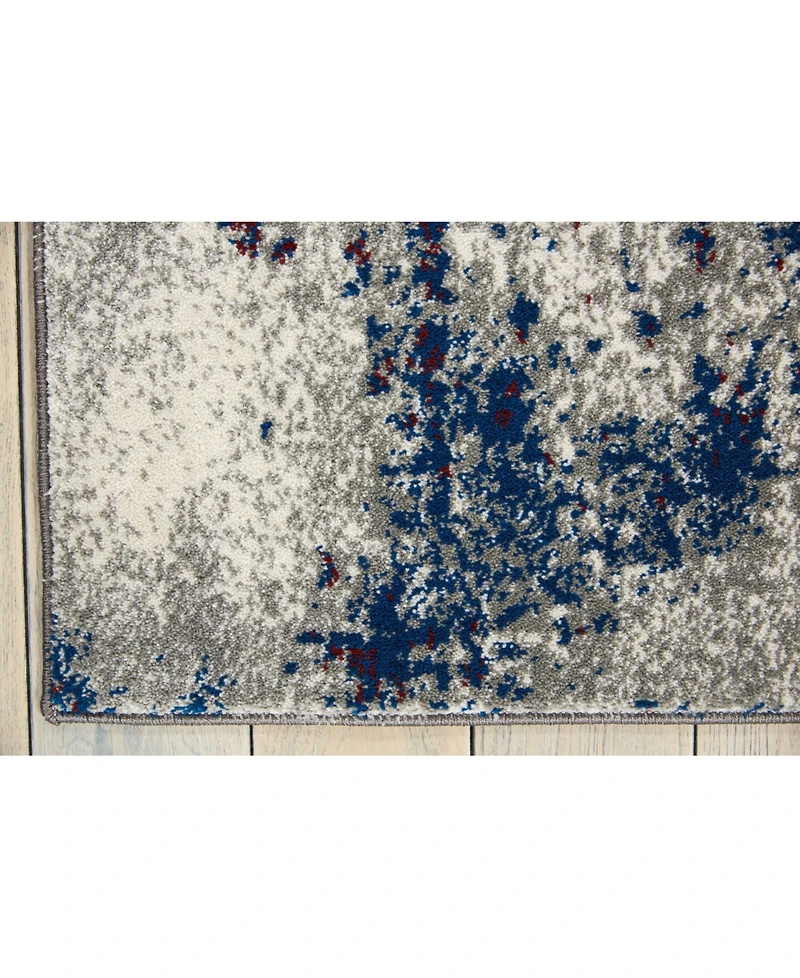 Long Street Looms Samuel SAM15 Multi 5'3" x 7'3" Area Rug