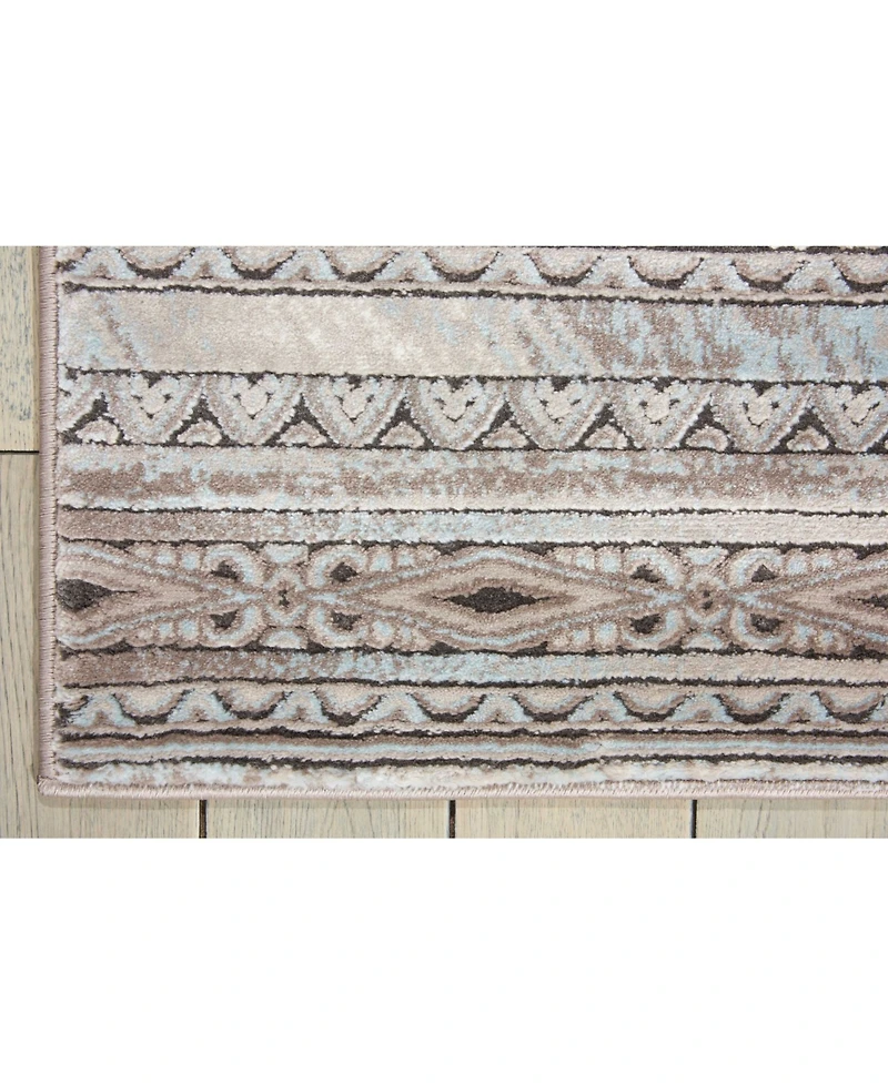 Long Street Looms Fate FAT03 Taupe 5'3" x 7'4" Area Rug