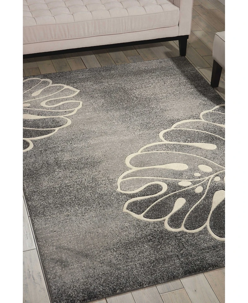 Long Street Looms Samuel SAM04 Gray 7'10" x 10'6" Area Rug
