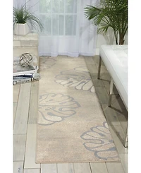 Long Street Looms Samuel SAM04 Beige 2'2" x 7'6" Runner Rug