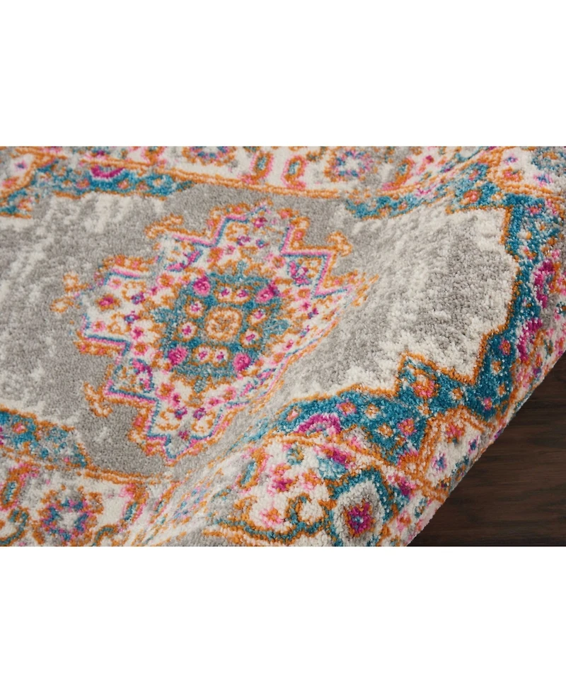 Long Street Looms Zeal ZEA03 Gray 1'10" x 2'10" Area Rug