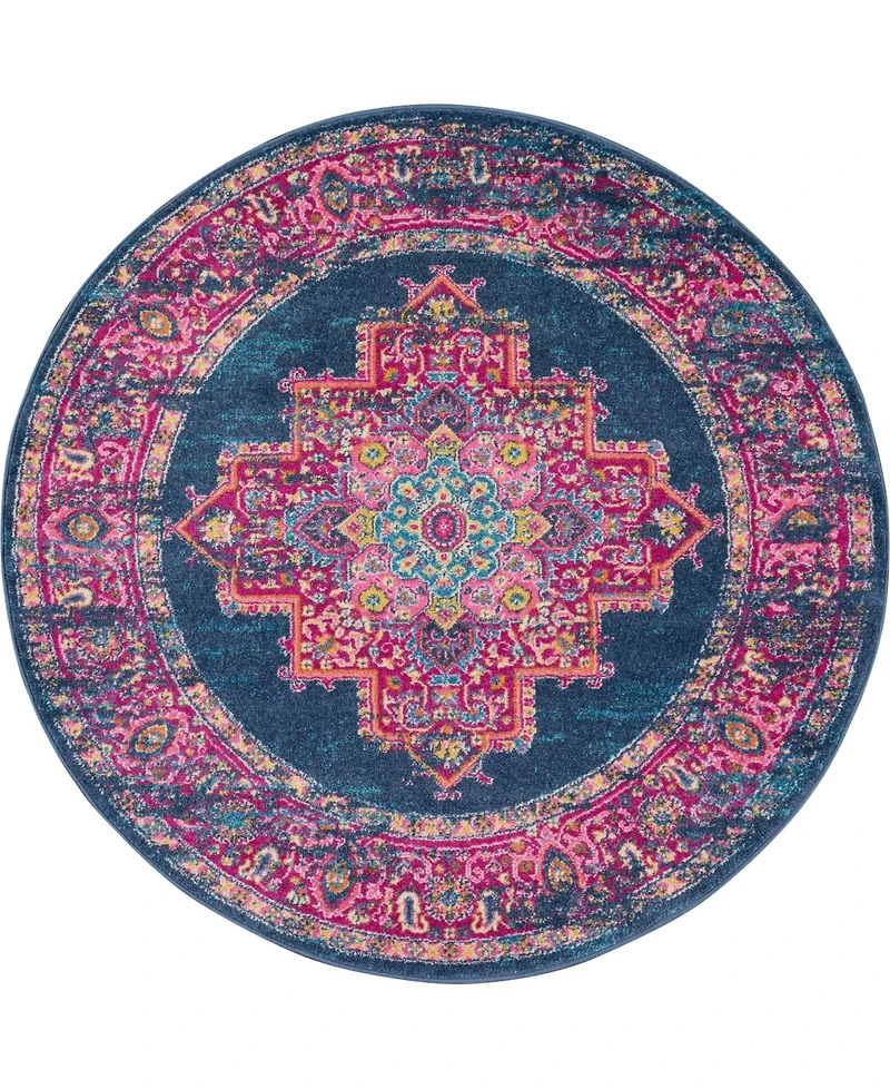 Long Street Looms Zeal ZEA03 4' Round Area Rug