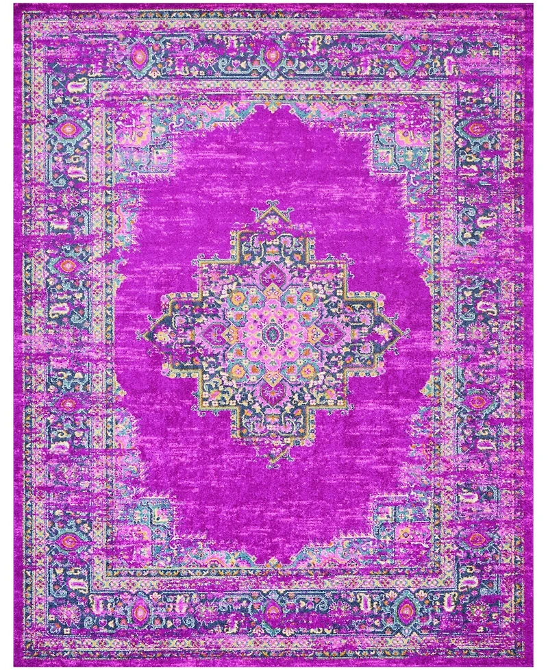 Long Street Looms Zeal ZEA03 Fuchsia 9' x 12' Area Rug