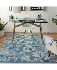 Long Street Looms Peace PEA02 5'3" x 7'3" Area Rug