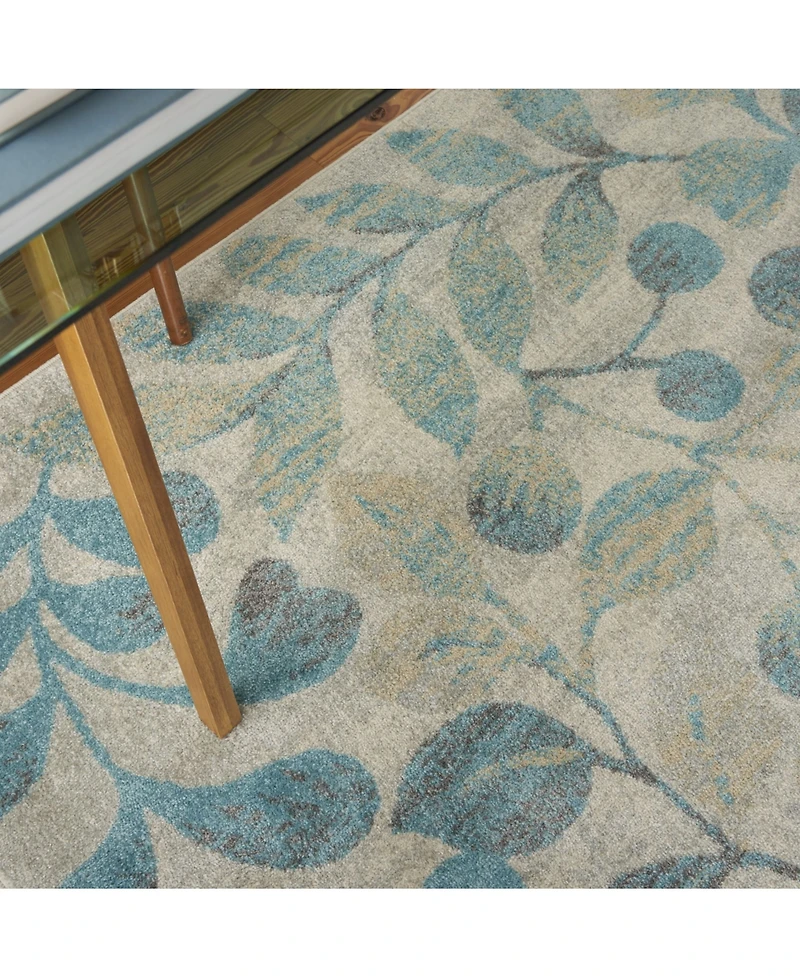 Long Street Looms Peace PEA03 Ivory 4' x 6' Area Rug