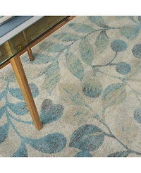 Long Street Looms Peace PEA03 Ivory 4' x 6' Area Rug