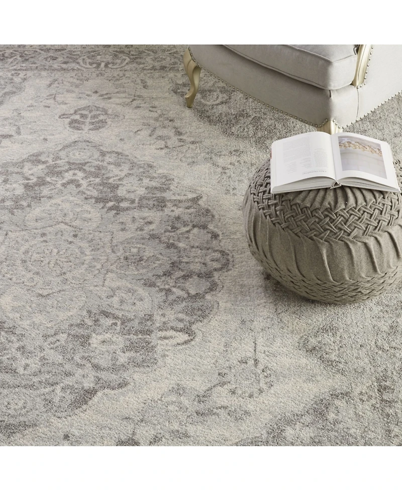 Long Street Looms Peace PEA05 Ivory 8' x 10' Area Rug