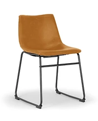 Glamour Home Set of 2 Adan Iron Frame Vintage-like Dining Chair