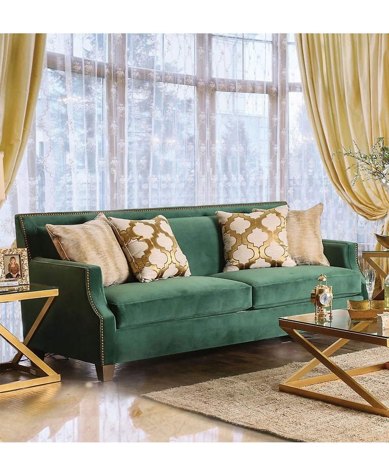 Furniture of America Eyreanne Upholstered Sofa