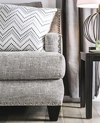 Furniture of America Corinda Upholstered Love Seat