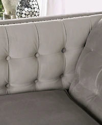 Furniture of America Cantar Upholstered Love Seat