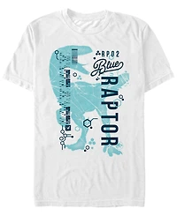 Fifth Sun Jurassic World Fallen Kingdom Men's Blue Raptor Dna Short Sleeve T-Shirt
